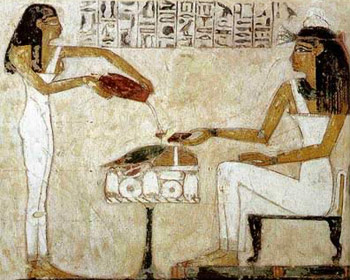 הירוגליף מצרי העוסק בתרבות הבירה